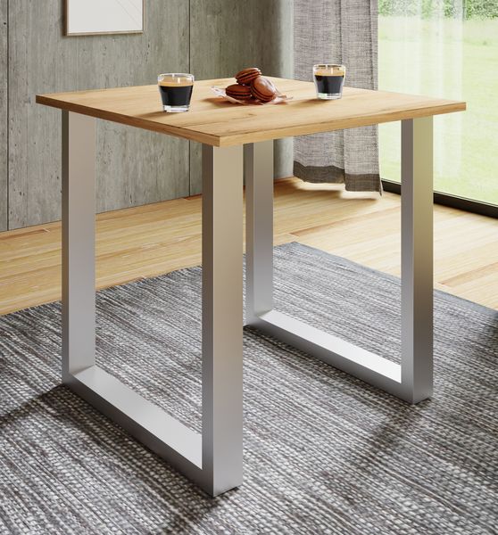 Produktbild: Premium Holz Esstisch K&uuml;chentisch Xona U 80x50
