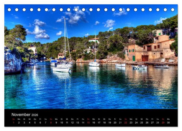 Produktbild: Mallorca 2026 - Einblicke (Tischkalender 2026 DIN A5 quer), CALVENDO Monatskalender