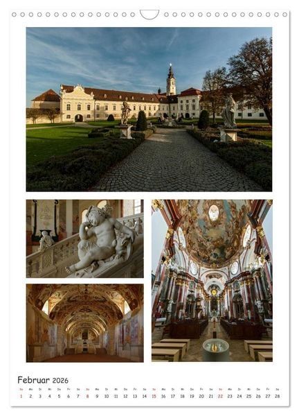 Produktbild: Stifte und Kl&ouml;ster in &Ouml;sterreich (Wandkalender 2026 DIN A3 hoch), CALVENDO Monatskalender