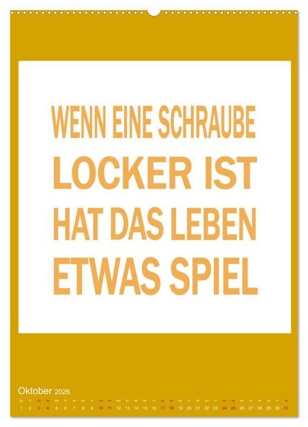 Produktbild: Memo an mich (Wandkalender 2026 DIN A2 hoch), CALVENDO Monatskalender