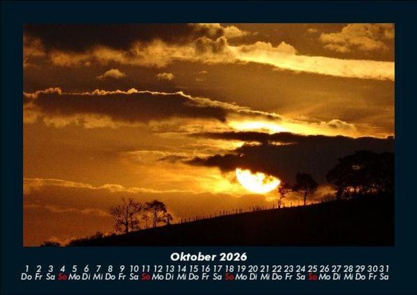 Produktbild: Sonnenuntergang 2026 Fotokalender DIN A5