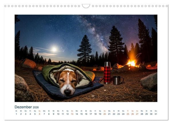 Produktbild: Jack Russel Active (Wandkalender 2026 DIN A3 quer), CALVENDO Monatskalender