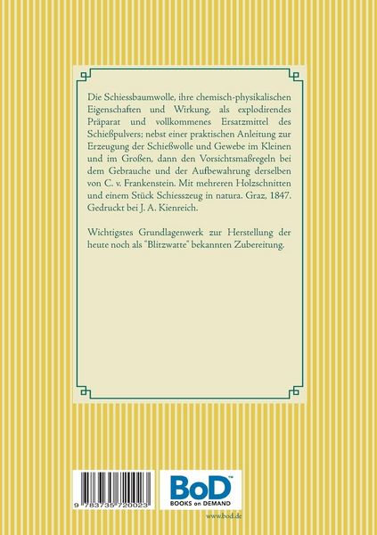 Produktbild: Die Schiessbaumwolle