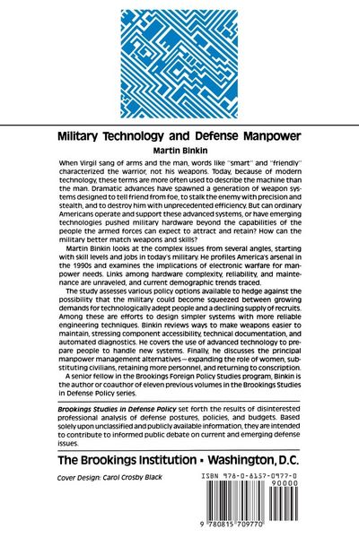 Produktbild: Military Technology and Defense Manpower