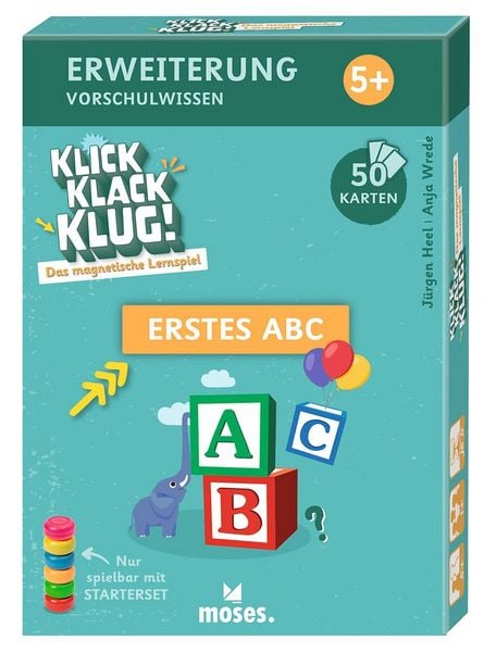 Produktbild: Klick Klack Klug Kartenset Erstes ABC ab 5