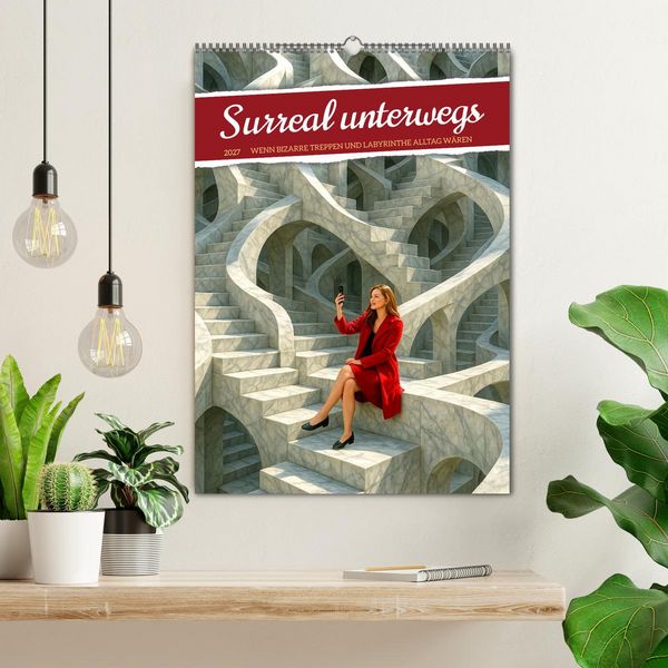 Produktbild: Surreal unterwegs (Wandkalender 2027 DIN A2 hoch), CALVENDO Monatskalender