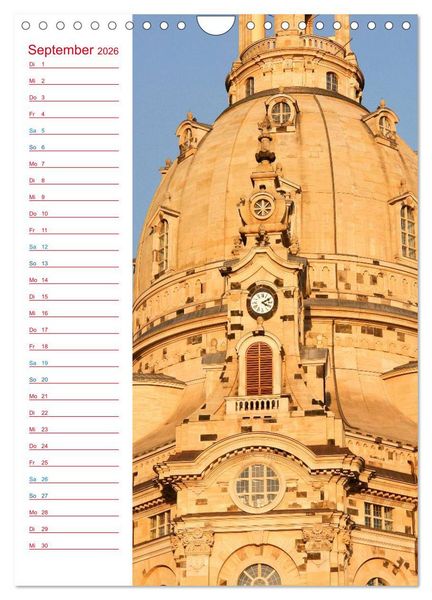 Produktbild: Frauenkirche Dresden (Wandkalender 2026 DIN A4 hoch), CALVENDO Monatskalender