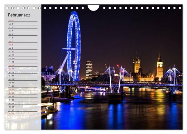 Produktbild: Wundervolles London (Wandkalender 2026 DIN A4 quer), CALVENDO Monatskalender