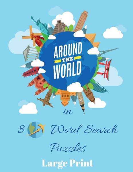Produktbild: Around the World In 80 Word Search Puzzles