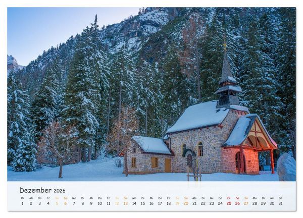 Produktbild: Pragser Wildsee - Traumziel in den Dolomiten (Wandkalender 2026 DIN A4 quer), CALVENDO Monatskalender