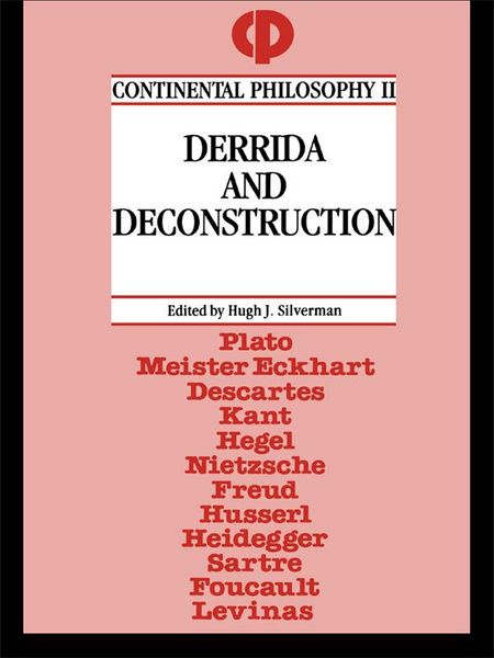 Produktbild: Derrida and Deconstruction