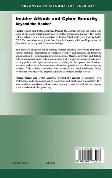 Produktbild: Insider Attack and Cyber Security