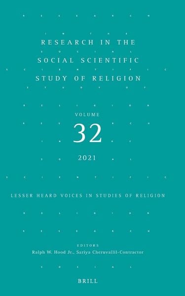 Produktbild: Research in the Social Scientific Study of Religion, Volume 32
