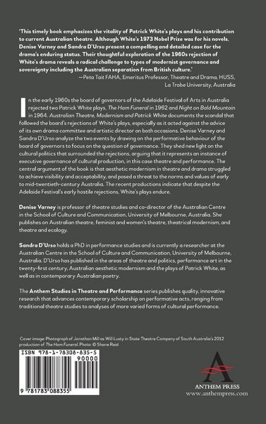 Produktbild: Australian Theatre, Modernism and Patrick White