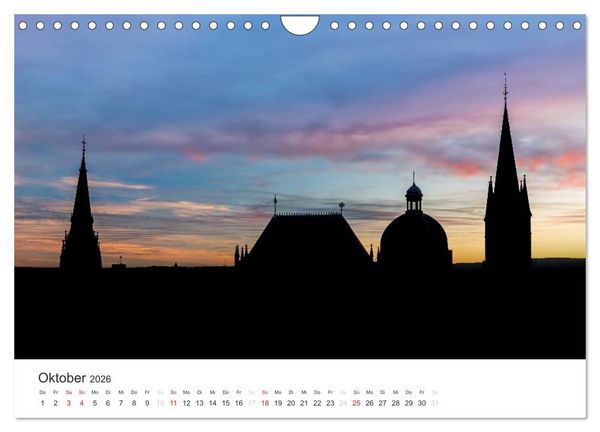 Produktbild: Aachener Dom - Weltkulturdenkmal (Wandkalender 2026 DIN A4 quer), CALVENDO Monatskalender