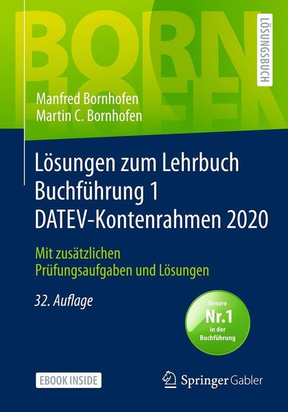 Produktbild: L&ouml;sungen zum Lehrbuch Buchf&uuml;hrung 1 DATEV-Kontenrahmen 2020