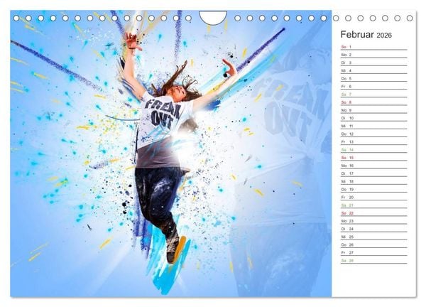Produktbild: HipHopDance (Wandkalender 2026 DIN A4 quer), CALVENDO Monatskalender