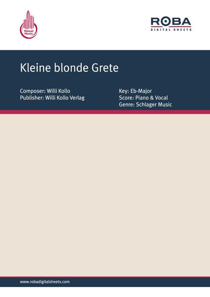 Produktbild: Kleine blonde Grete