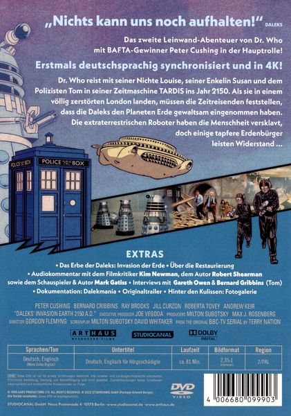 Produktbild: Dr. Who: Die Invasion der Daleks auf der Erde 2150 n. Chr. - Digital Remastered