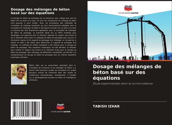 Produktbild: Dosage des m&eacute;langes de b&eacute;ton bas&eacute; sur des &eacute;quations