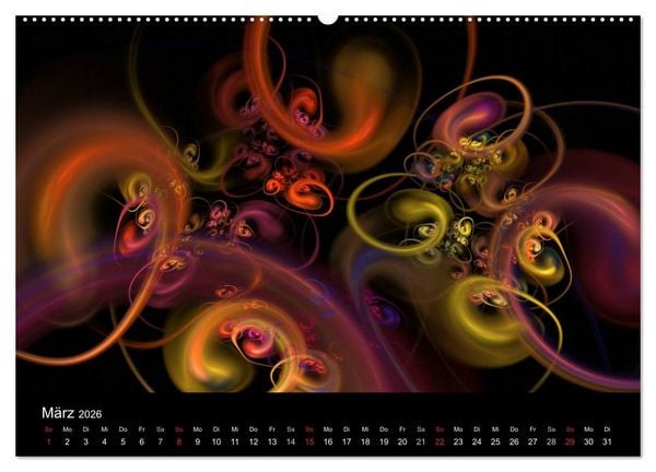 Produktbild: Wunderbare Welt der Farben 2026 (Wandkalender 2026 DIN A2 quer), CALVENDO Monatskalender