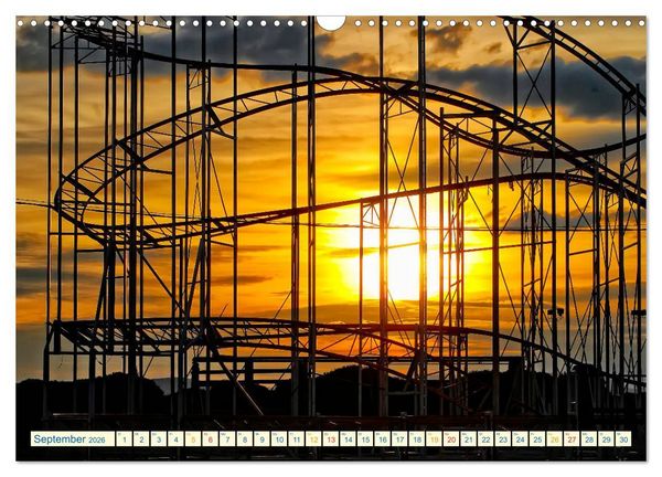 Produktbild: Achterbahn - extrem (Wandkalender 2026 DIN A3 quer), CALVENDO Monatskalender