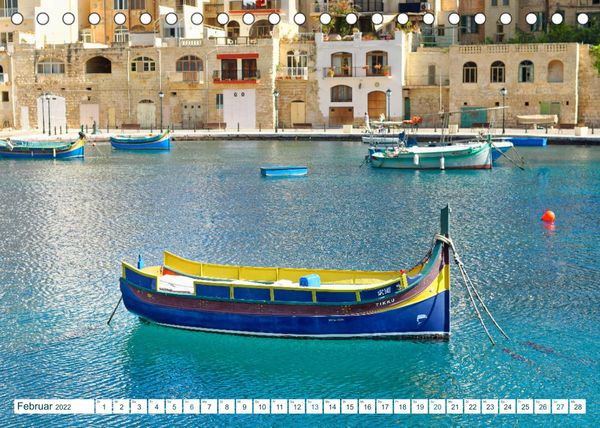 Produktbild: Malerisches Malta - Idylle im Mittelmeer (Tischkalender 2022 DIN A5 quer)
