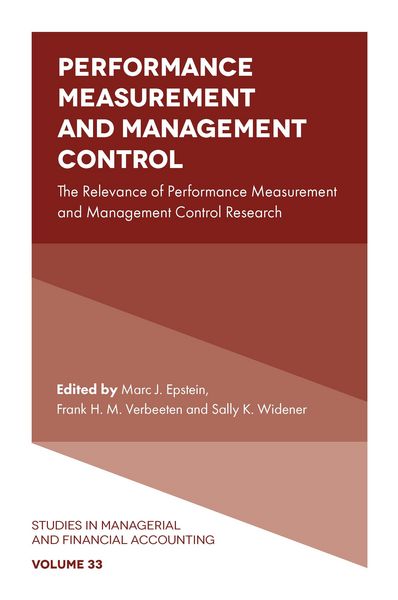 Produktbild: Performance Measurement and Management Control
