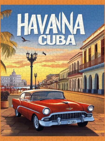 Produktbild: CALVENDO Puzzle Havanna | 1000 Teile Lege-Gr&ouml;&szlig;e 64x48cm Foto-Puzzle f&uuml;r gl&uuml;ckliche Stunden