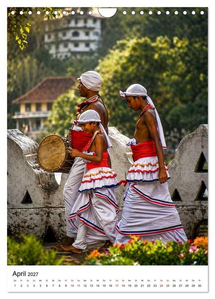 Produktbild: Erlebe Sri Lanka &ndash; Die Menschen hinter der Magie (Wandkalender 2027 DIN A4 hoch), CALVENDO Monatskalender