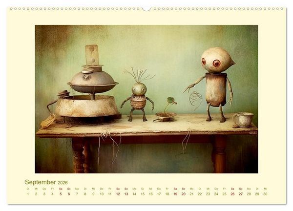 Produktbild: Surreale Alienwelt (Wandkalender 2026 DIN A2 quer), CALVENDO Monatskalender
