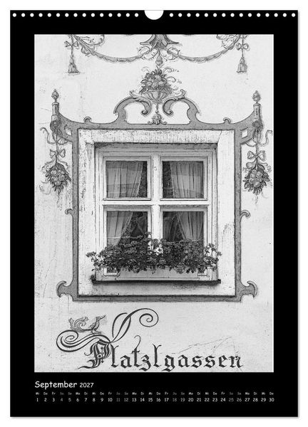 Produktbild: Liebenswertes M&uuml;nchen 2027 - Stilisierte Fotografien in schwarzwei&szlig; (Wandkalender 2027 DIN A3 hoch), CALVENDO Monatskalender