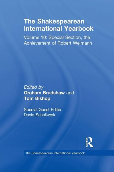 Produktbild: The Shakespearean International Yearbook