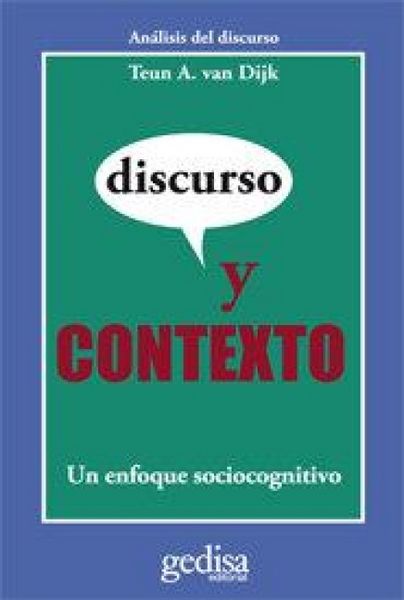 Produktbild: Discurso y contexto : un enfoque sociocognitivo
