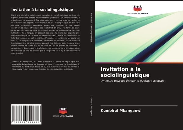 Produktbild: Invitation &agrave; la sociolinguistique