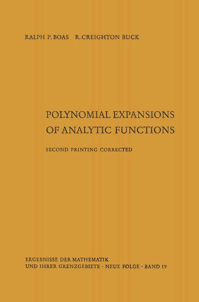 Produktbild: Polynomial expansions of analytic functions