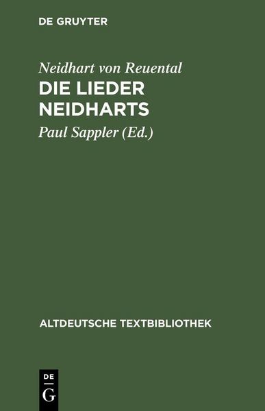 Produktbild: Die Lieder Neidharts
