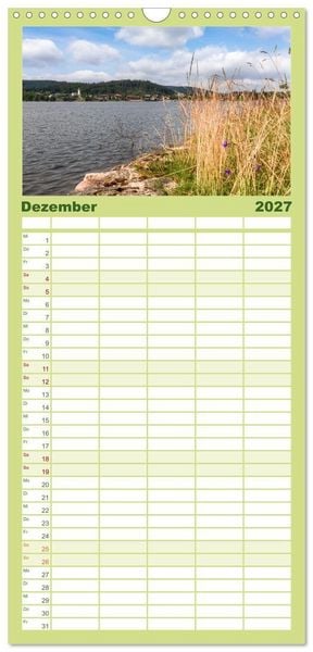Produktbild: Familienplaner 2027 - Hochschwarzwald - Traumhafte Landschaften im Schwarzwald mit 5 Spalten (Wandkalender, 21 x 45 cm) CALVENDO