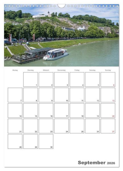 Produktbild: Bezauberndes SALZBURG / Terminplaner (Wandkalender 2026 DIN A3 hoch), CALVENDO Monatskalender