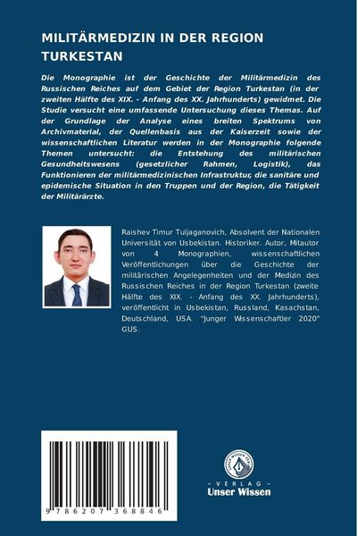 Produktbild: Milit&auml;rmedizin in der Region Turkestan