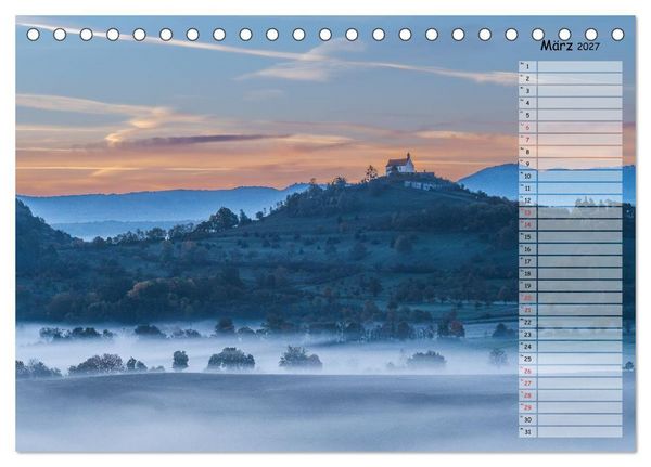 Produktbild: Rund um die Wurmlinger Kapelle (Tischkalender 2027 DIN A5 quer), CALVENDO Monatskalender