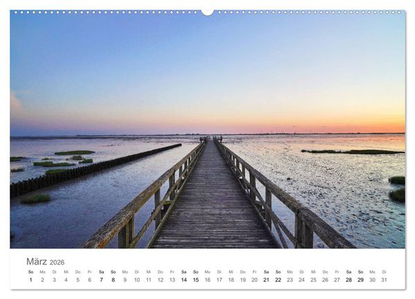Produktbild: Nordfriesland (hochwertiger Premium Wandkalender 2026 DIN A2 quer), Kunstdruck in Hochglanz