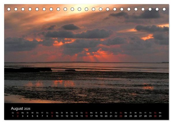 Produktbild: Ostfriesland verzaubert! (Tischkalender 2026 DIN A5 quer), CALVENDO Monatskalender