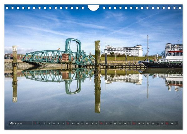 Produktbild: Wilhelmshaven - Impressionen aus der Hafenstadt (Wandkalender 2026 DIN A4 quer), CALVENDO Monatskalender