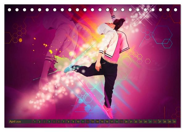 Produktbild: HipHopDance (Tischkalender 2026 DIN A5 quer), CALVENDO Monatskalender