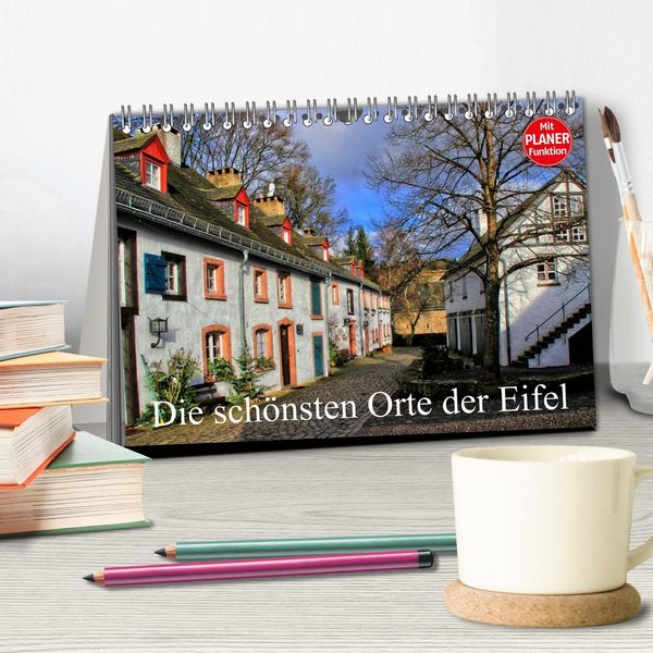 Produktbild: Die sch&ouml;nsten Orte der Eifel (Tischkalender 2026 DIN A5 quer), CALVENDO Monatskalender