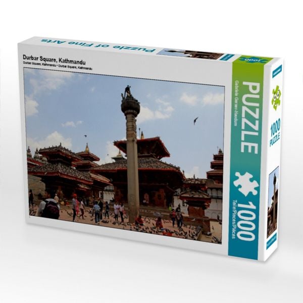 Produktbild: CALVENDO Puzzle Durbar Square, Kathmandu | 1000 Teile Lege-Gr&ouml;&szlig;e 64x48cm Foto-Puzzle f&uuml;r gl&uuml;ckliche Stunden