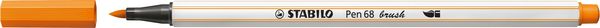 Produktbild: STABILO Premium-Filzstift mit Pinselspitze für variable Strichstärken -   Pen 68 brush - Einzelstift - orange