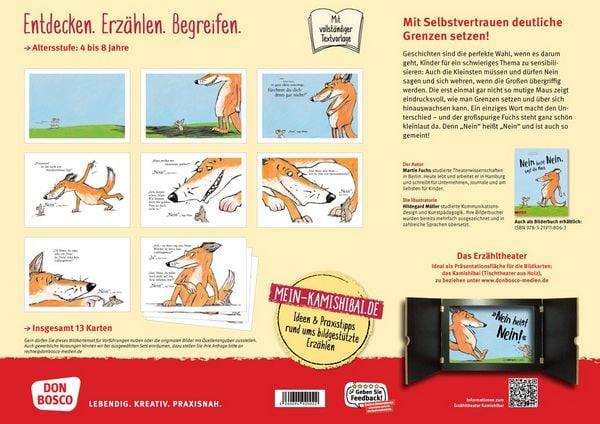 Produktbild: Nein hei&szlig;t Nein, sagt die Maus. Kamishibai Bildkartenset