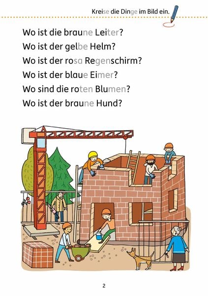 Produktbild: Mein &Uuml;bungsheft Lesen 1. Klasse - Vom Satz zum Text